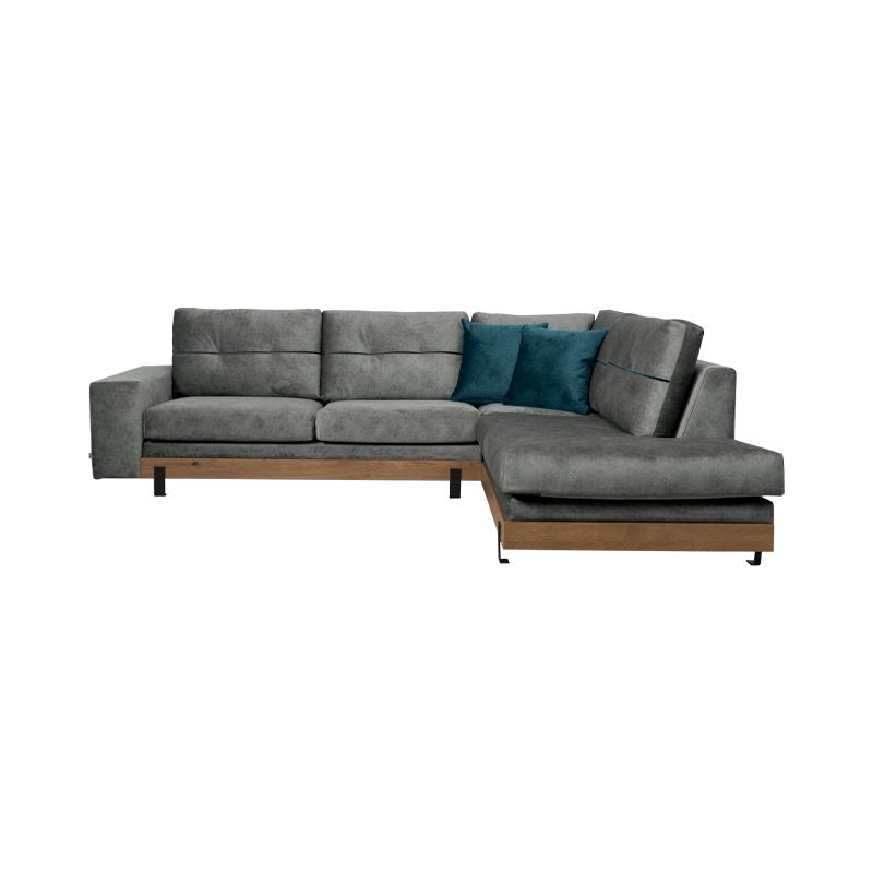 Καναπές Γωνιά Murcia Σκούρο Γκρι-Navy Blue Δεξιά Γωνιά 280 * 220