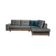 Καναπές Γωνιά Murcia Σκούρο Γκρι-Navy Blue Δεξιά Γωνιά 280 * 220