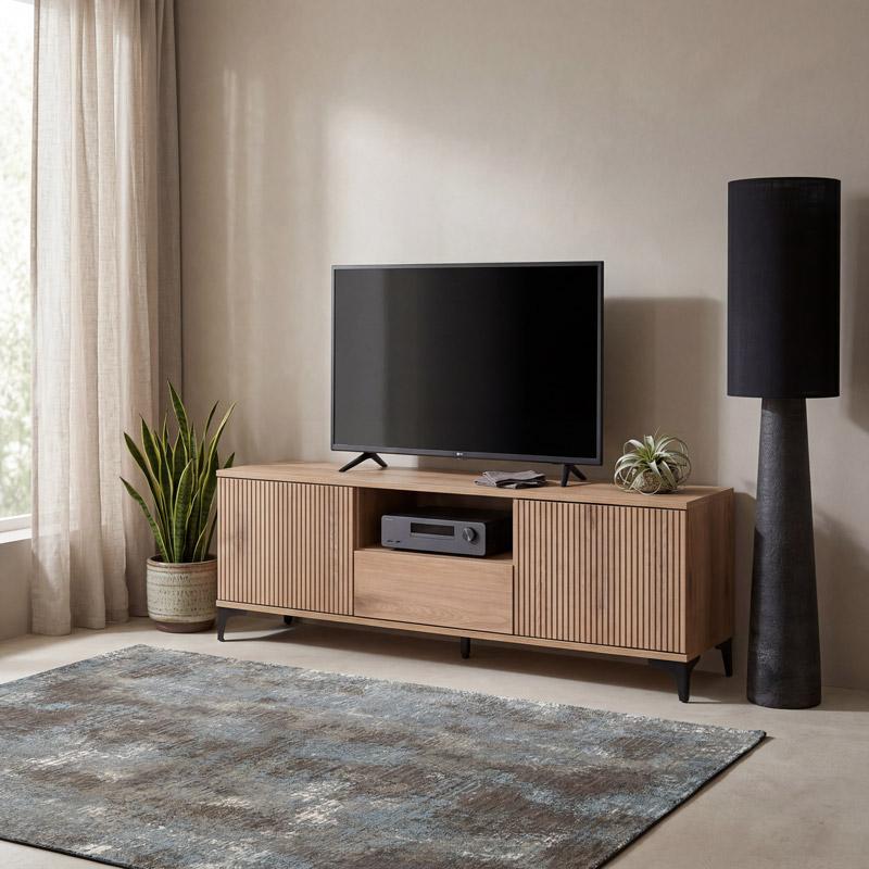 Έπιπλο Τηλεόρασης Alicante Artisan Χρώμα 160X40X51Εκ Fylliana 