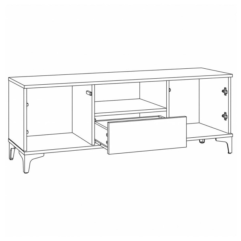 Έπιπλο Τηλεόρασης Alicante Artisan Χρώμα 160X40X51Εκ Fylliana 