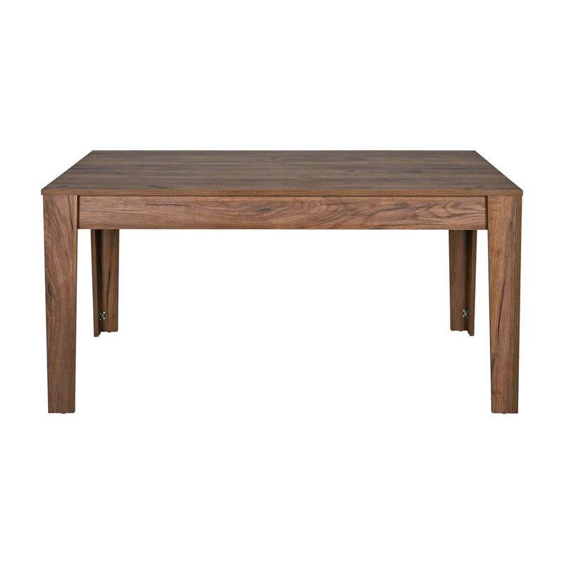 Τραπέζι Τραπεζαρίας Ξύλινο Miami Tobacco 160x90x77εκ.