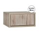 Επιτοίχιο Κομοδίνο Arbor Grey Oak Χρώμα 39X34X18Εκ Fylliana 