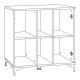 Kομότα-Μπουφ΄ές Alba Artisan Oak-Μαύρο 90x40x83εκ Fylliana