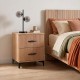 Κομοδίνο Natural Canella Oak Χρώμα 50x34x59εκ Fylliana Alicante 