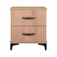 Κομοδίνο Natural Canella Oak Χρώμα 50x34x59εκ Fylliana Alicante 