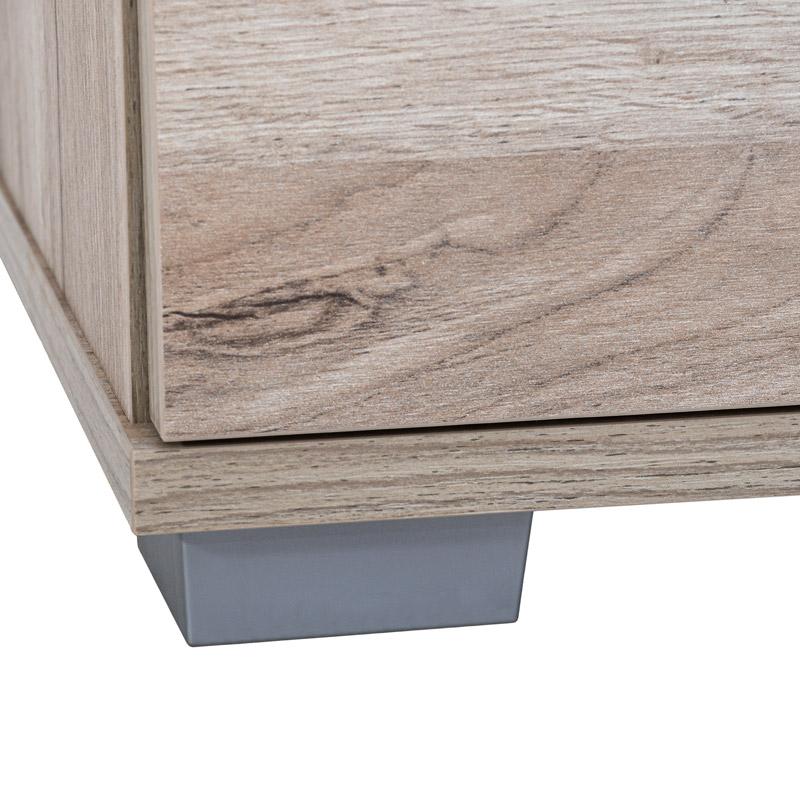 Συρταριέρα New Imperium 4F Grey Oak Χρώμα 90x44x106Εκ Fylliana