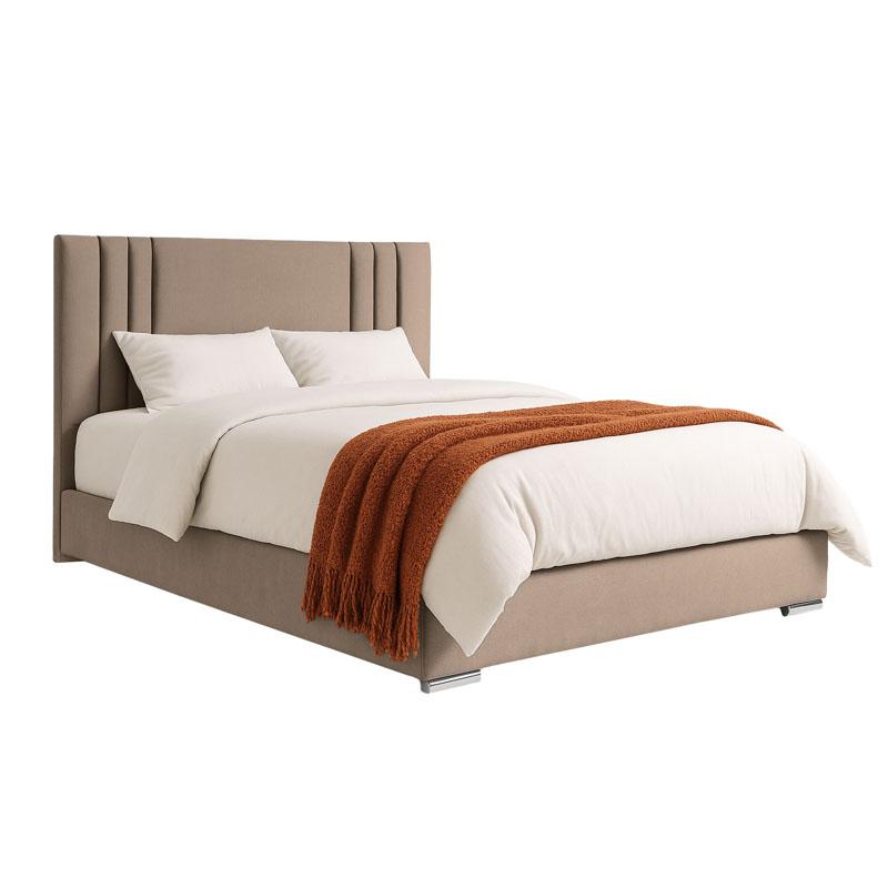 Κρεβάτι Διπλό Horizon Χρώμα Άμμου 175X214X115Εκ (160X200) Fylliana 