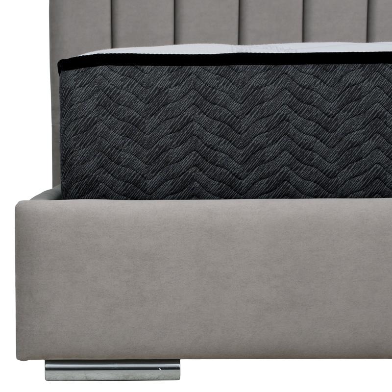 Διπλό Κρεβάτι Fylliana Udine Μπεζ Χρώμα 167x214x115Εκ (160x200) Fylliana
