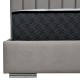 Διπλό Κρεβάτι Fylliana Udine Μπεζ Χρώμα 167x214x115Εκ (160x200) Fylliana