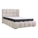 Διπλό Κρεβάτι Velora Μπεζ Χρώμα 185X223X125Εκ (160X200) Fylliana 