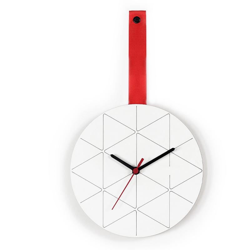 Ρολόι Τοίχου "elmira" Κόκκινο/Λευκό 23x2x23εκ Fylliana 