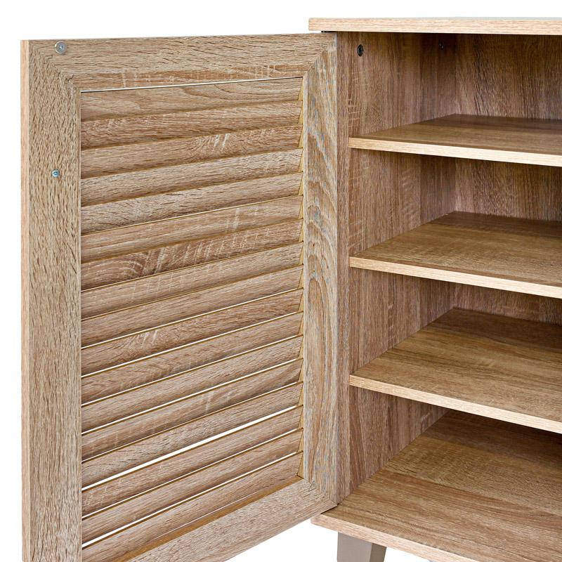 Παπουτσοθήκη Τρίφυλλη Sonoma Fp-04lvp 112.4x36.8x74.5Εκ Fylliana