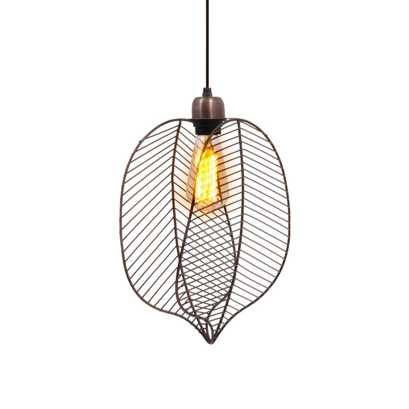 Μονόφωτο Μεταλλικό Φωτιστικό Leaf Copper Χρώμα 25x13x38Εκ Fylliana 