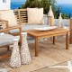 Βάζο Επιτραπέζιο Bamboo-Κοχύλι Tear Drop Fylliana Fl03 Μπεζ-Καφέ-Λευκό Χρώμα 16x37Εκ