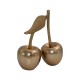 Διακοσμητικό Κεράσι Double Cherry από Αλουμίνιο 20x10x22cm Fylliana 
