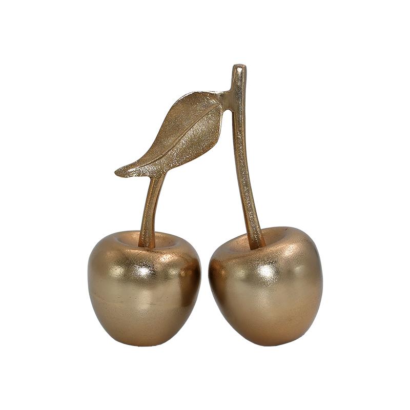 Διακοσμητικό Κεράσι Double Cherry από Αλουμίνιο 20x10x22cm Fylliana 