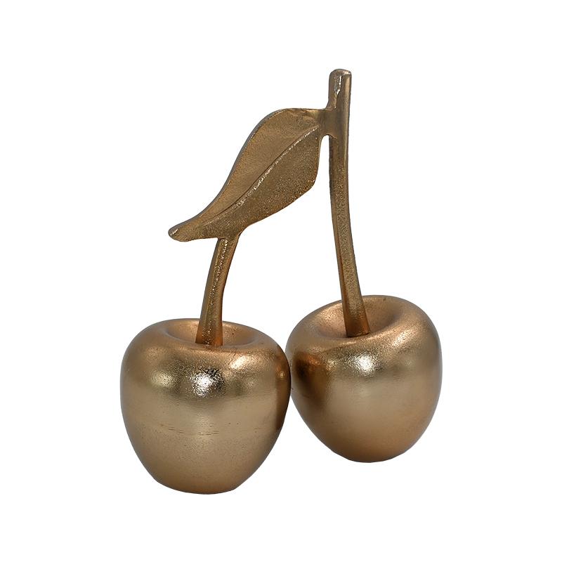 Διακοσμητικό Κεράσι Double Cherry από Αλουμίνιο 20x10x22cm Fylliana 