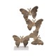 Επιτραπέζια Διακοσμητική Φιγούρα Butterflies Αντικέ Χρυσό Χρώμα 28X9X38 εκ. Fylliana