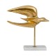 Επιτραπέζια Διακοσμητική Φιγούρα Bird Αντικέ Χρυσό Χρώμα 19X12X20 εκ. Fylliana
