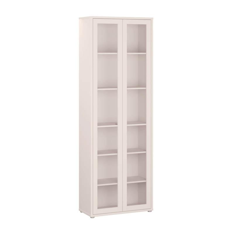 Βιτρίνα Με 2 Πόρτες Alice Sand Χρώμα 75X35X215Εκ
