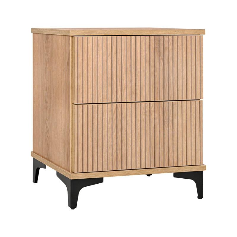 Κομοδίνο Natural Canella Oak Χρώμα 50x34x59εκ Fylliana Alicante 