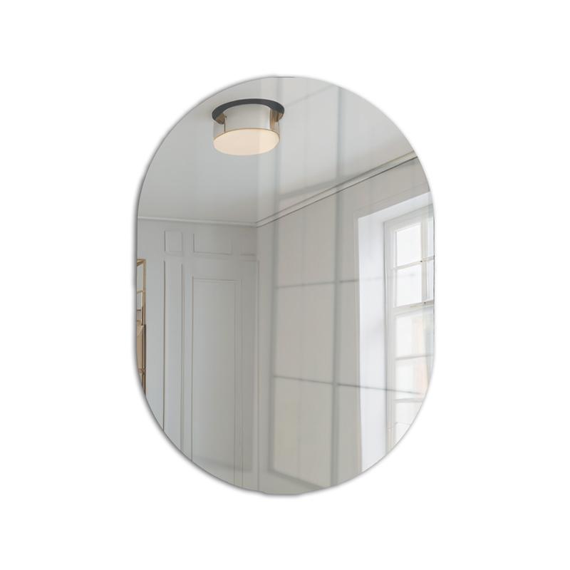 Καθρέπτης Τοίχου Οβάλ με Πλαίσιο & LED Φωτισμό 70x50cm Fylliana 