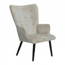 Πολυθρόνα Μπεζ-μαύρο 67x74x97cm