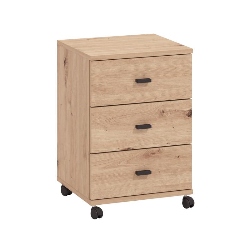 Συρταριέρα Γραφείου Almond 38 3F Rs Artisan Χρώμα 39X35X56Εκ