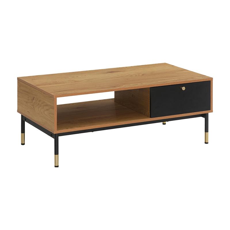 Τραπεζάκι Σαλονιού Living Grey Oak Χρώμα 100x50x40Εκ Fylliana 