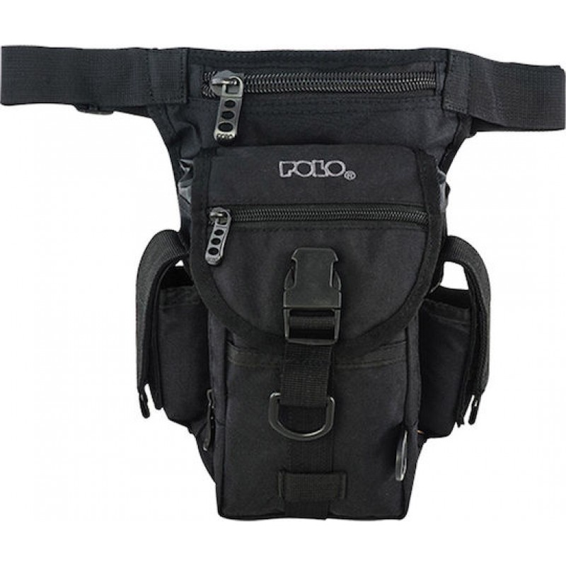 Τσαντάκι Μηρού Στρατιωτικό Μαύρο 3lt Polo Gun 