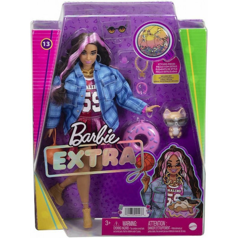 Κούκλα Barbie Basketball Jersey Extra για 3+ Ετών 33εκ.