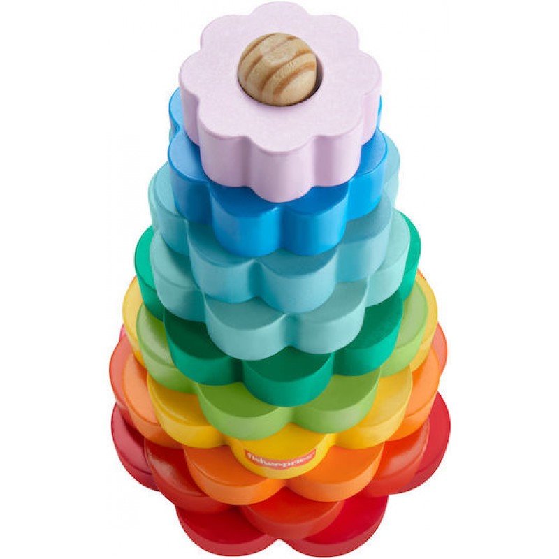 Παιχνίδι Στoίβαξης Ring Stacker από Ξύλο για 18+ Μηνών Fisher Price
