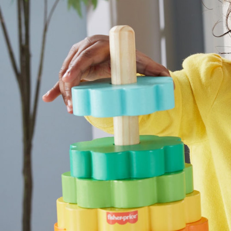 Παιχνίδι Στoίβαξης Ring Stacker από Ξύλο για 18+ Μηνών Fisher Price