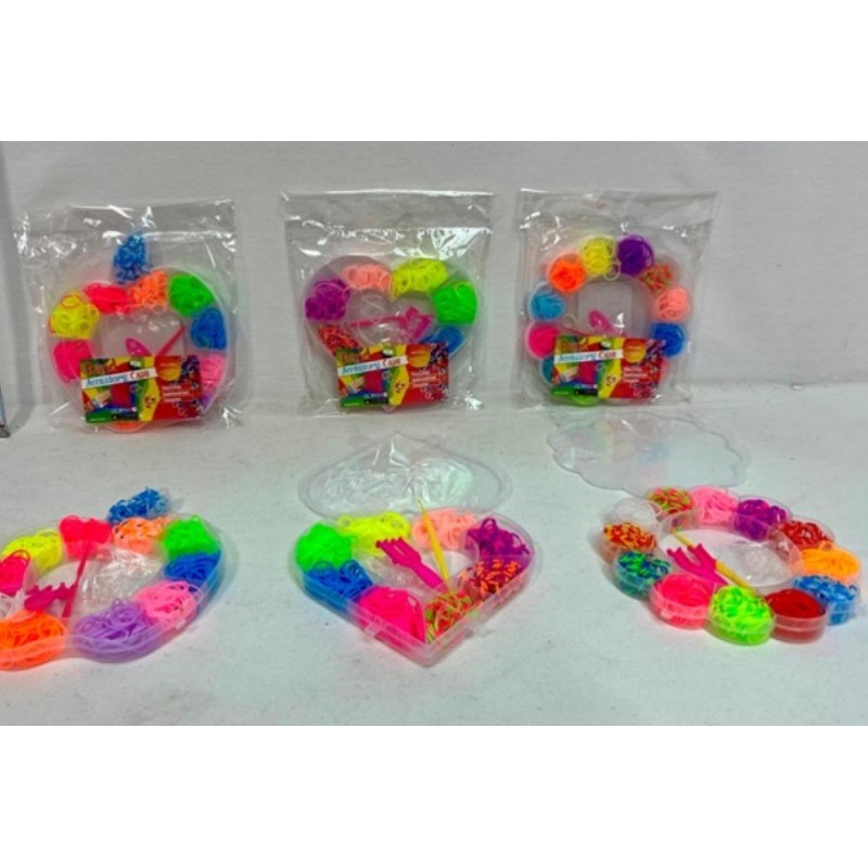 Σετ Λαστιχάκια Σε Κασετίνα ''Plexi Flexi'' Σε 3 Σχέδια Kider Toys