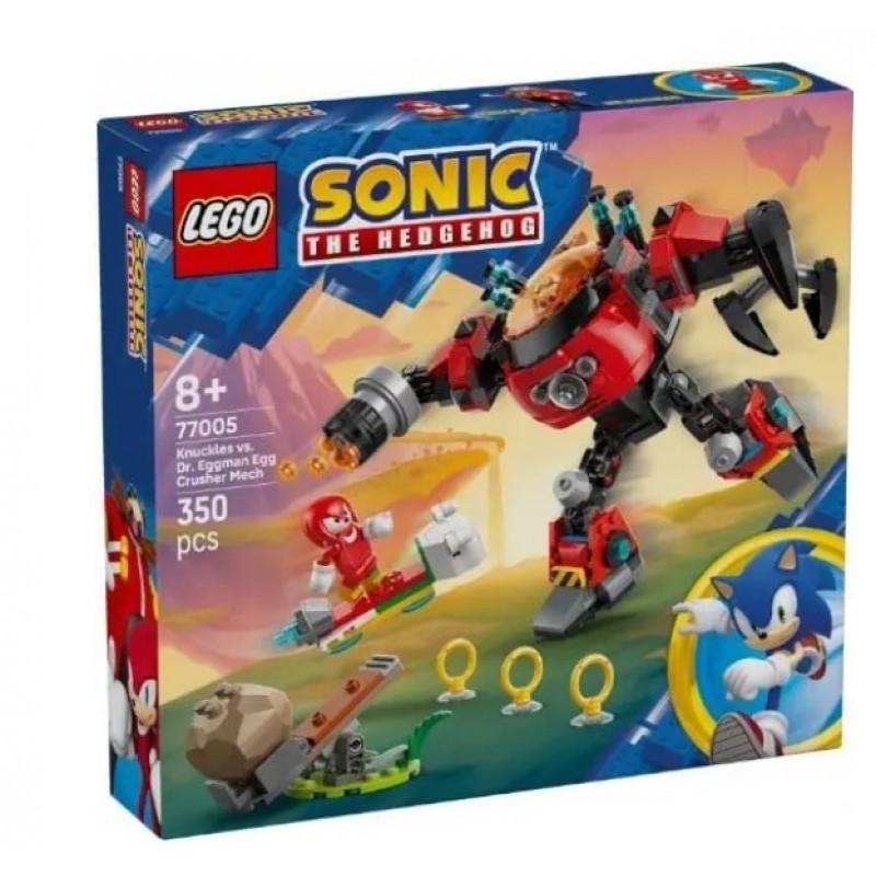 Sonic The Hedgehog Knuckles vs. Dr. Eggman Egg Crusher Mech 8+ Ετών Lego 