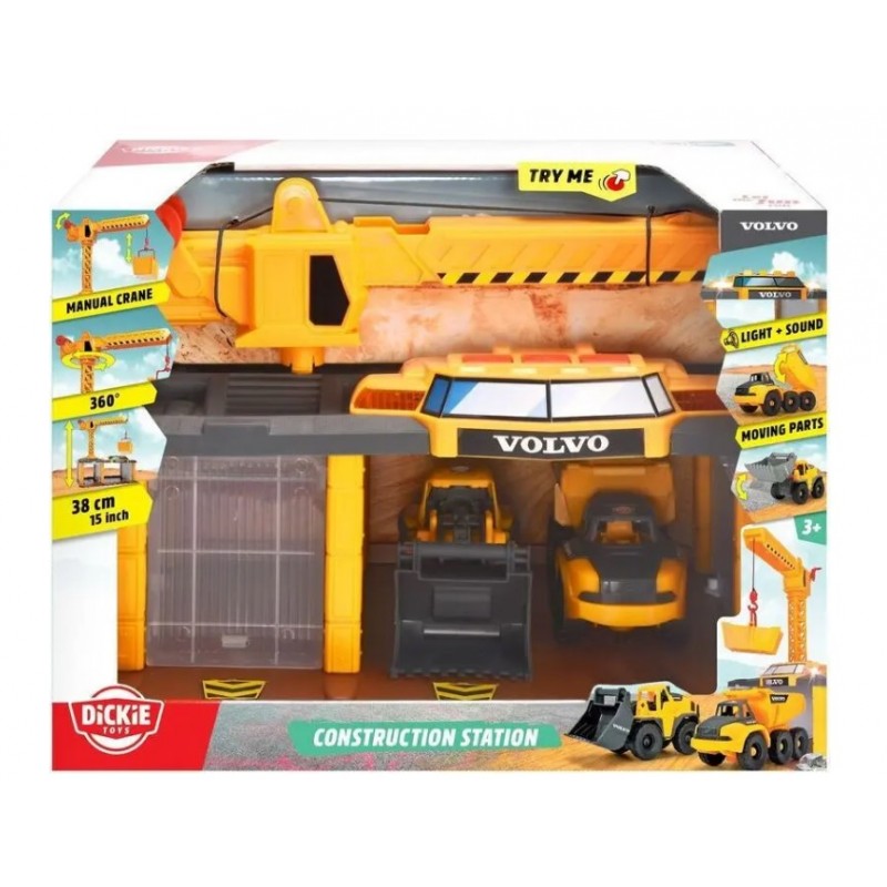 Σταθμός Κατασκευής Volvo Dickie Toys 