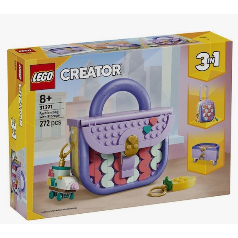 Creator 3-in-1 Artistic and Modern Bag with Storage 272τμχ Lego
