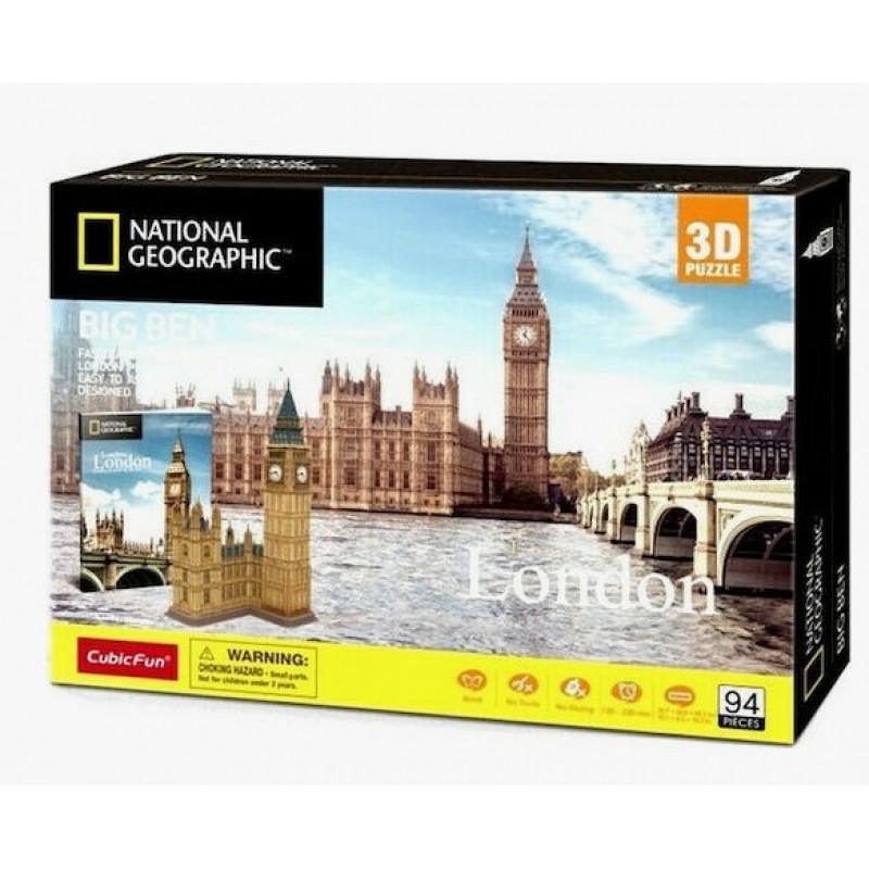 Big Ben Puzzle 3D 94pcs National Geographic 