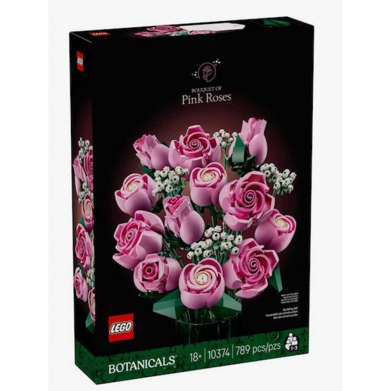 Botanical Collection Bouquet of Pink Roses για 18+ Ετών 789τμχ Lego