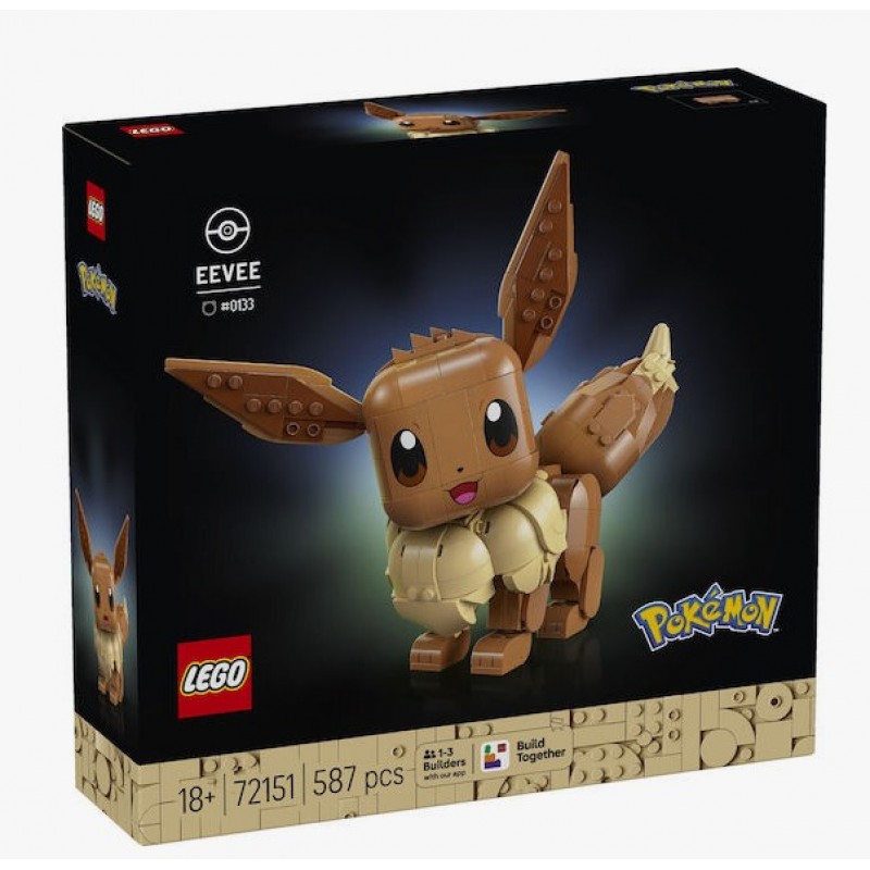 Pokemon Eevee 18+ Ετών 587τμχ Lego