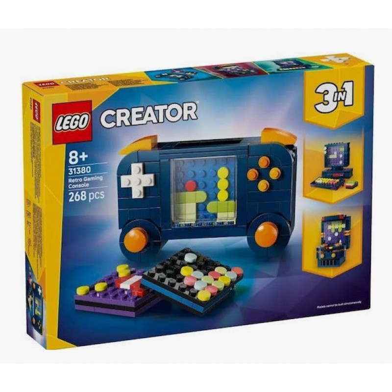 Creator 3-in-1 Retro Gaming Console 8+ Ετών 268τμχ Lego