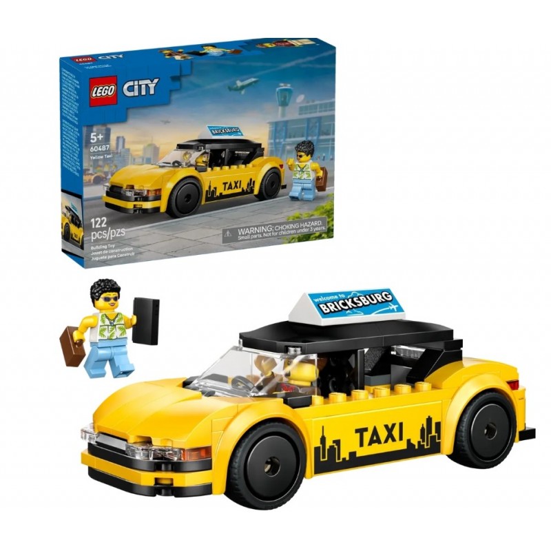 City Κίτρινο Taxi 5+ Ετών 122τμχ Lego