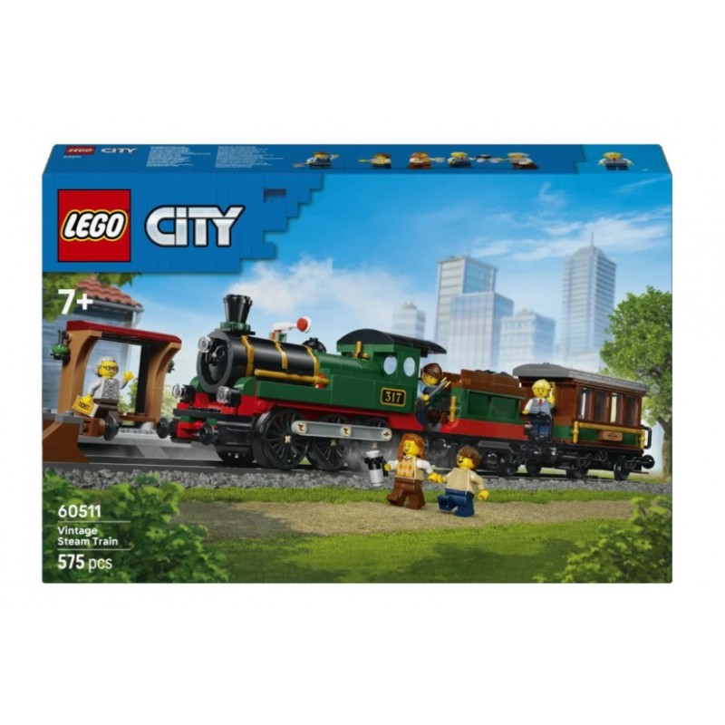 City Vintage Steam Train Lego