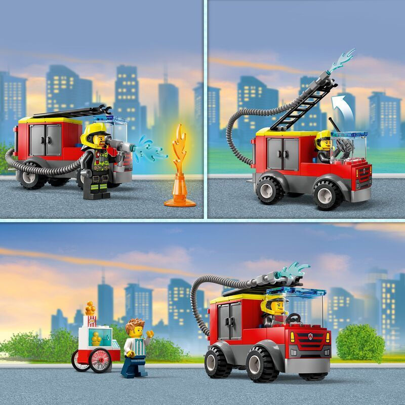 Πυροσβεστικός Σταθμός Kαι Πυροσβεστικό Φορτηγό 60375 LEGO®