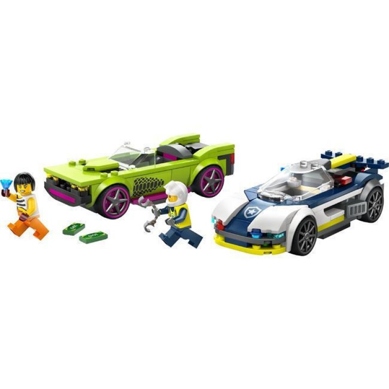  Κυνηγητό Αυτοκινήτου Αστυνομίας Και Muscle Car 60415 LEGO®