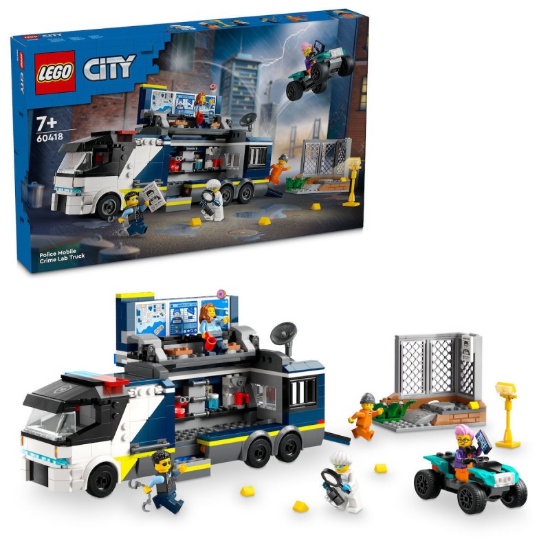 Αστυνομικό Φορτηγό Με Κινητό Εγκληματολογικό Εργαστήριο LEGO®