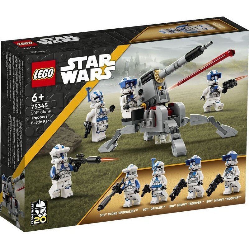 Πακέτο Μάχης Στρατιωτών Κλώνων™ Της 501ης 75345 LEGO®