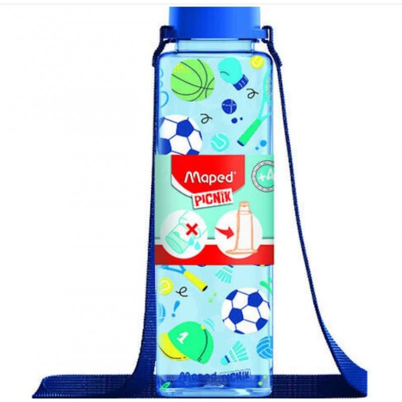 Παιδικό Παγούρι Πλαστικό Sports Μπλε 500ml Maped 