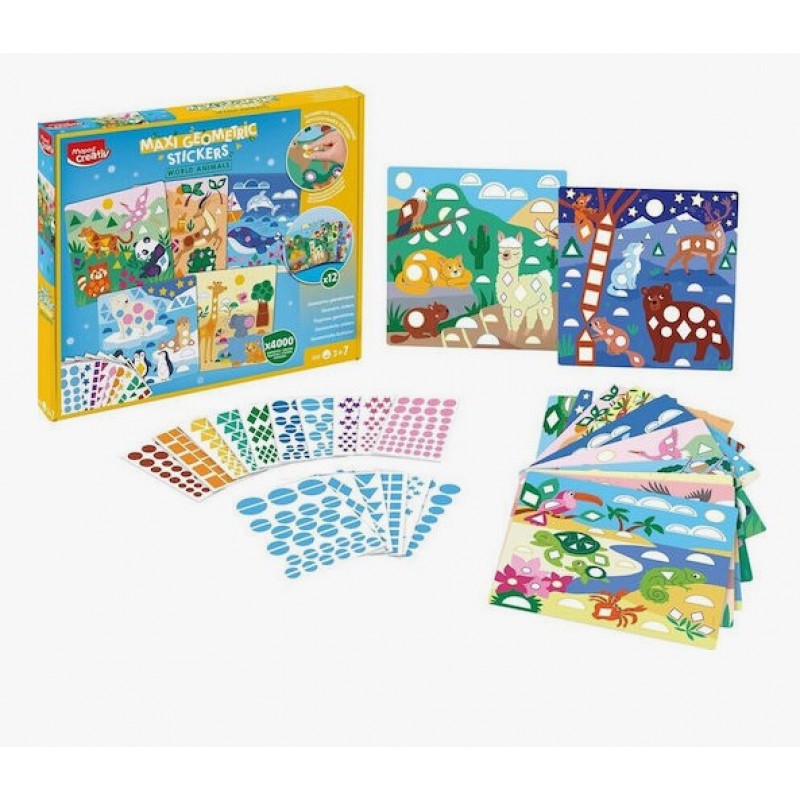 Αυτοκόλλητα Creativ Sticker Art Set Maped 