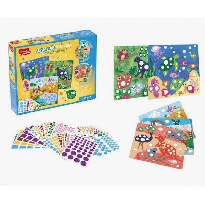 Αυτοκόλλητα Creativ Sticker Art Set Maped 